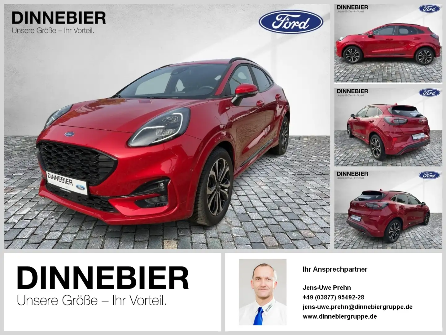 Ford Puma ST-LINE. 2020.75 MY. LIM. 5-TUERIG ACC FLA Navi Rood - 1
