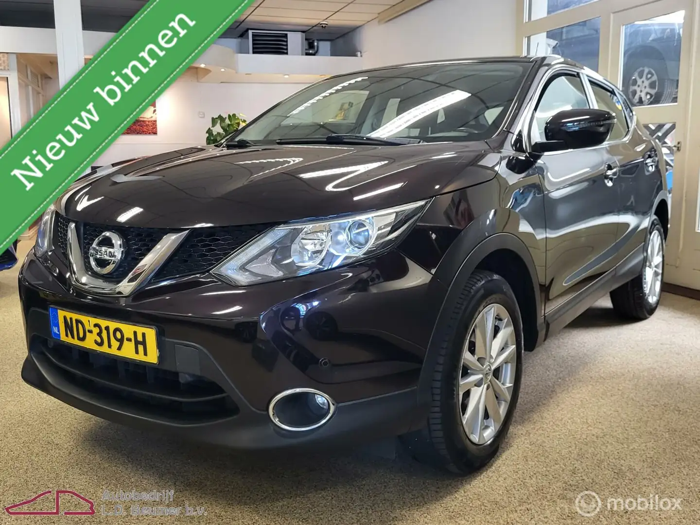Nissan Qashqai 1.6 Acenta Navi *NL, TRKHK, CAMERA, RIJKLAARPRIJS! Mauve - 1