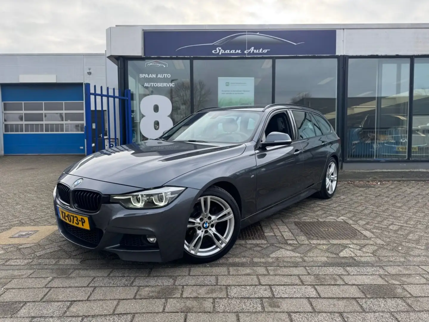 BMW 320 3-serie Touring 320i M-Sport Edition | LEER | HEAD Gris - 1