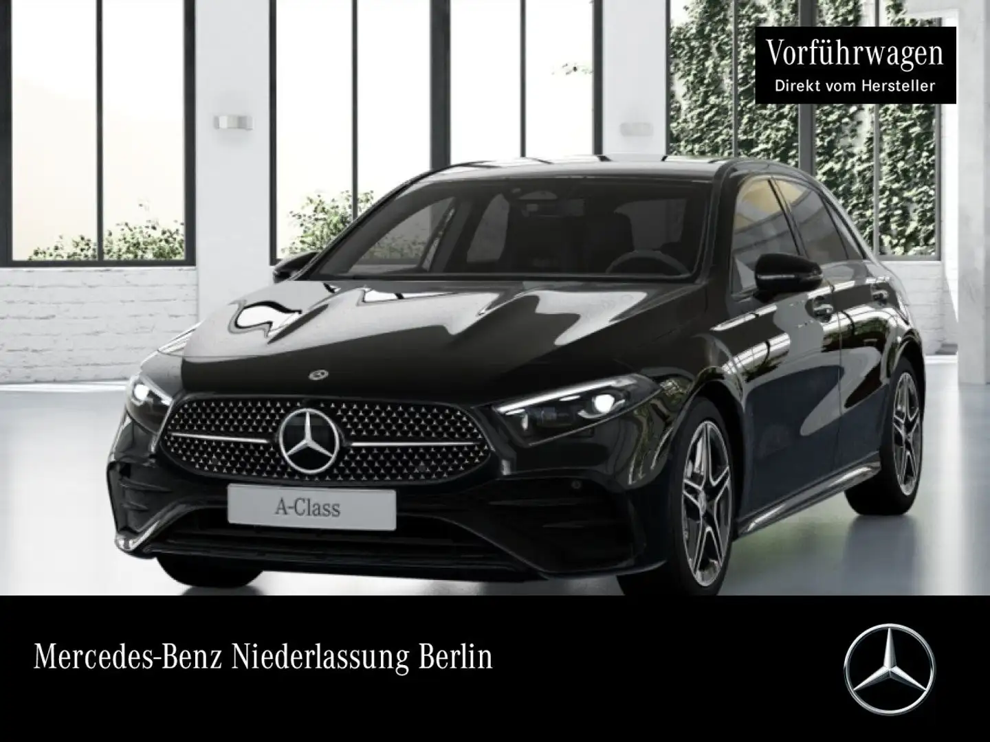 Mercedes-Benz A 180 AMG+NIGHT+MULTIBEAM+KAMERA+TOTW+KEYLESS+7G Schwarz - 1