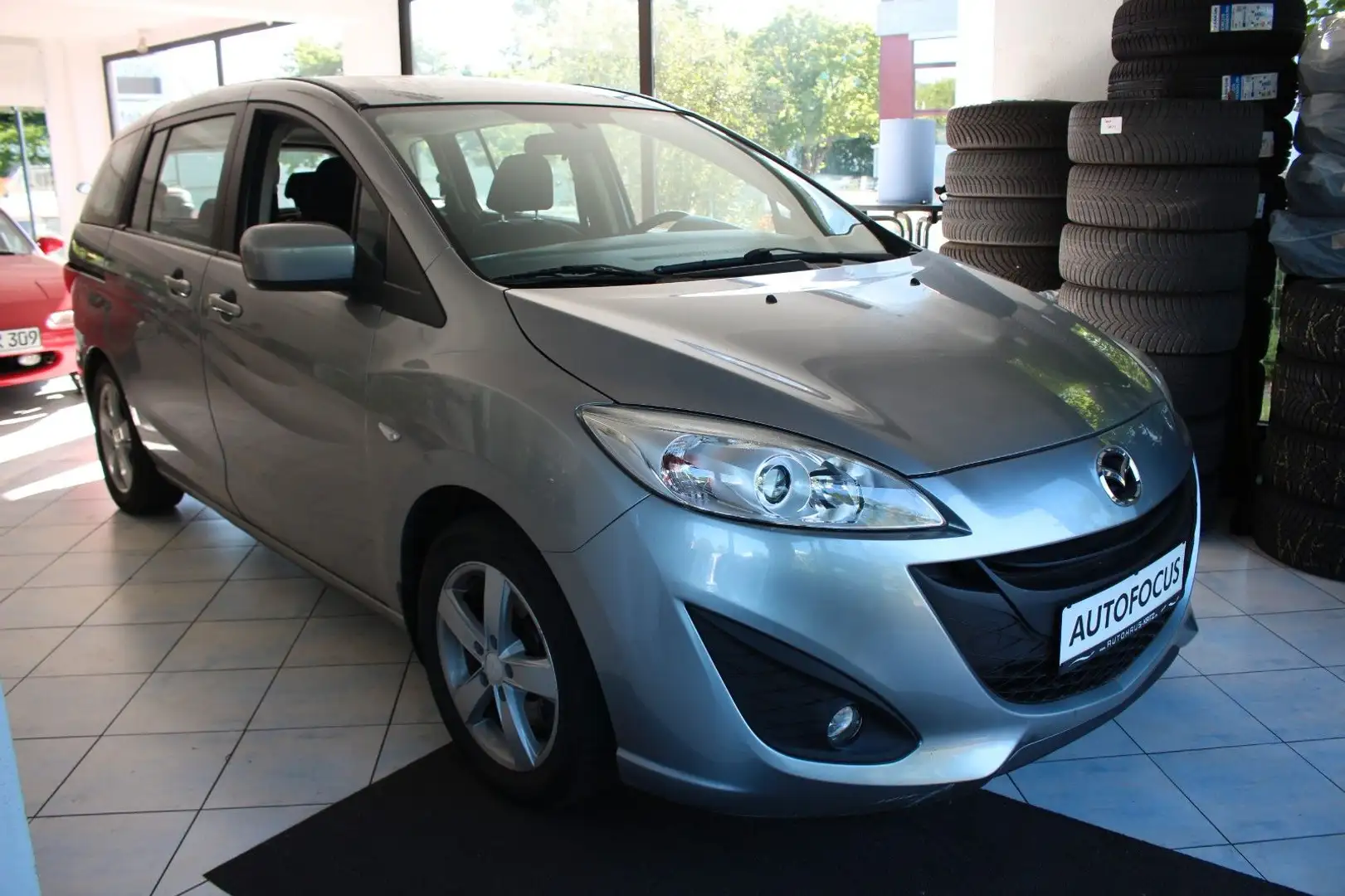 Mazda 5 Center-Line*AHK*7 Sitzer Argent - 1