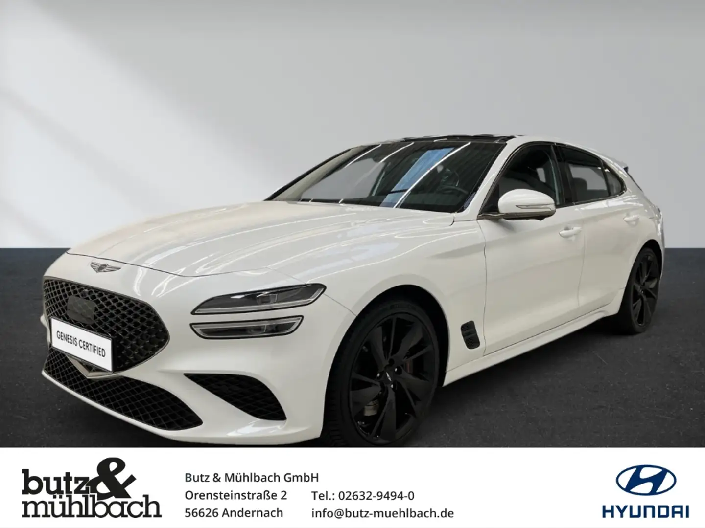 Genesis G70 Shooting Brake Sport LED Sperrdiff. ACC El. Heckkl Weiß - 1