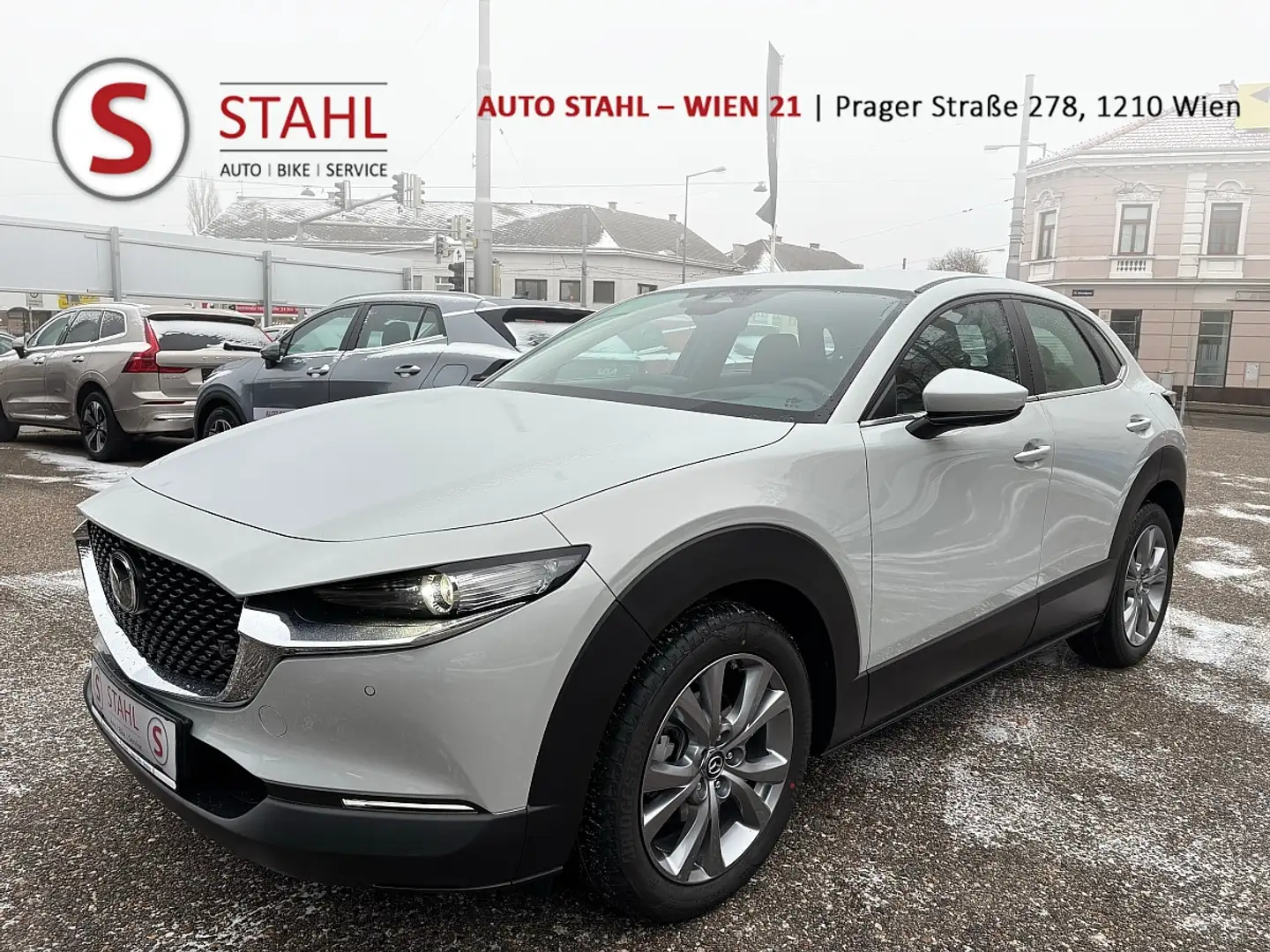 Mazda CX-30 e-Skyactive G140 Centre-Line Aut. AUTO STAHL WI... Weiß - 1