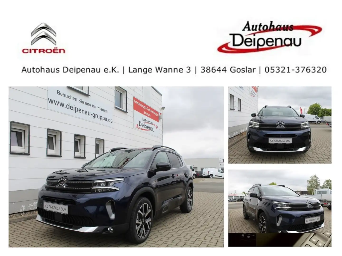 Citroen C5 Aircross Shine Pack HDI 130 EAT Teilleder Drive Assist Blu/Azzurro - 1