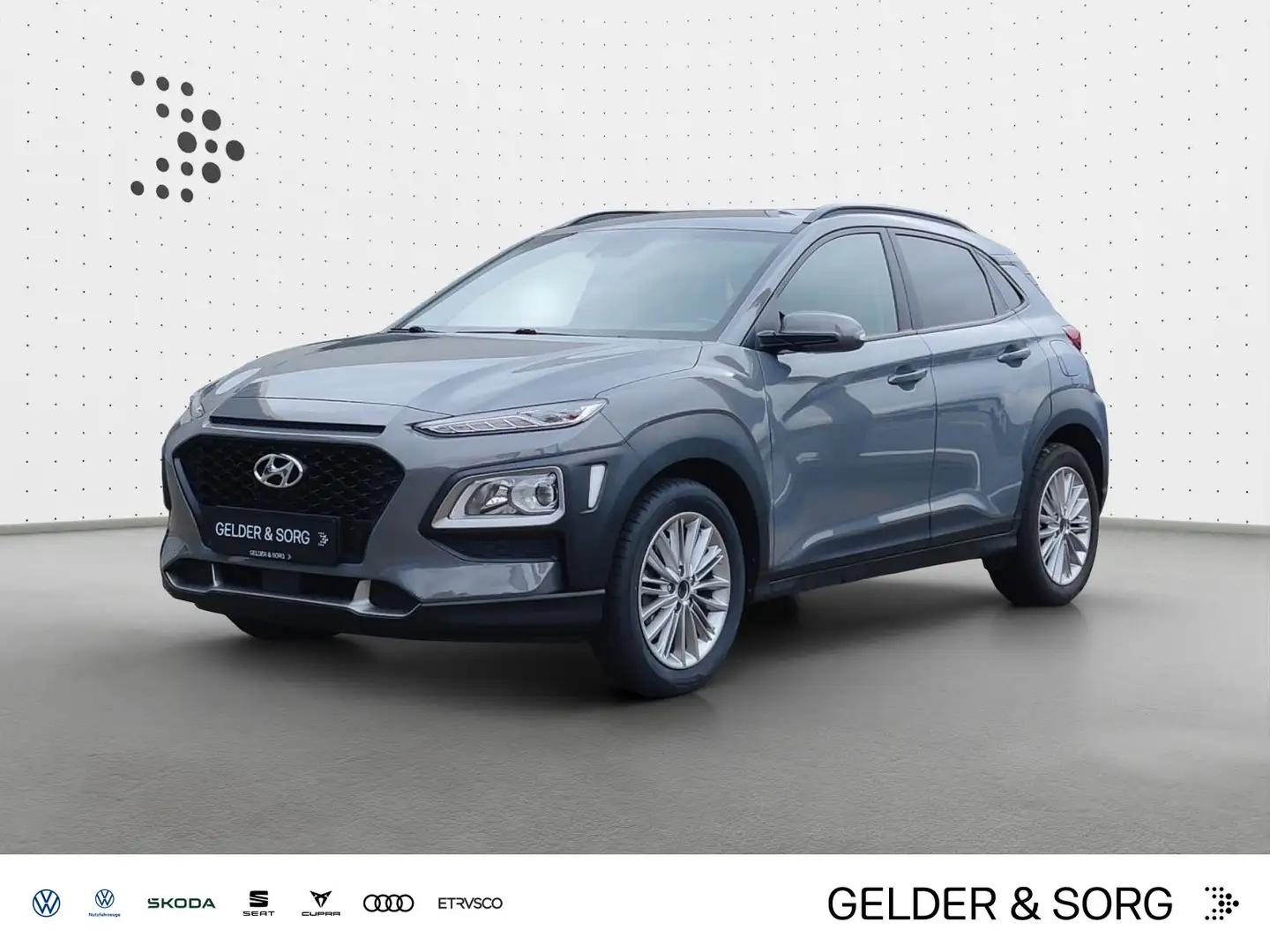Hyundai KONA 1.0 T-GDI Advantage Lenkradhzg*GRA*RFK*Navi Gris - 1
