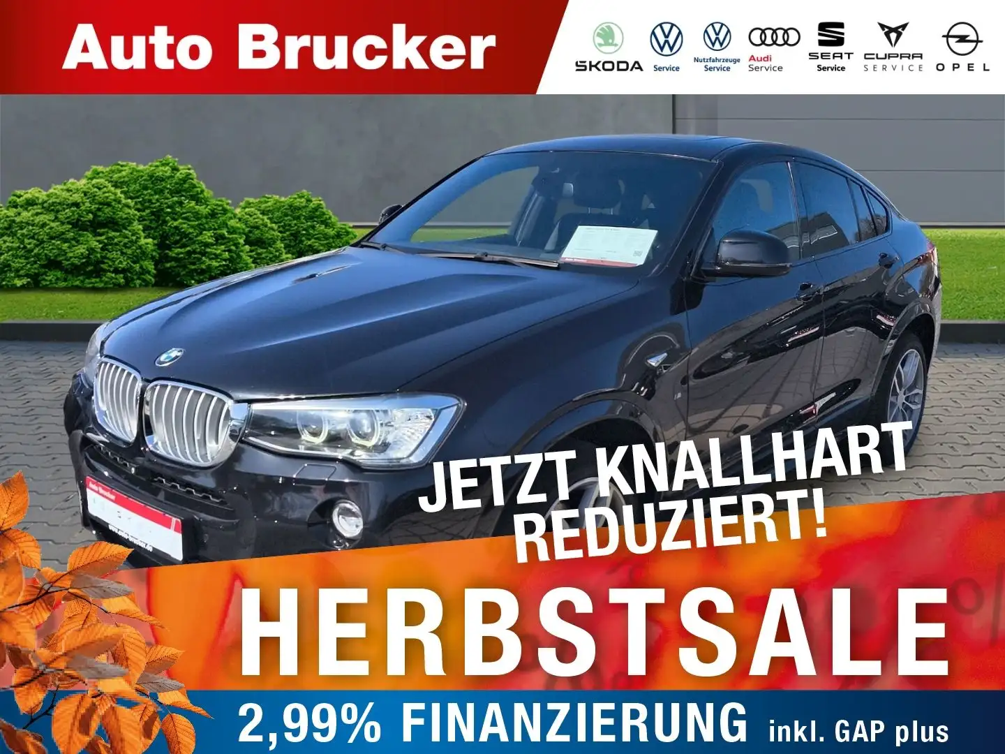 BMW X4 xDrive 30 d M Sport+Anhängerkupplung+Navi+Xen Zwart - 1