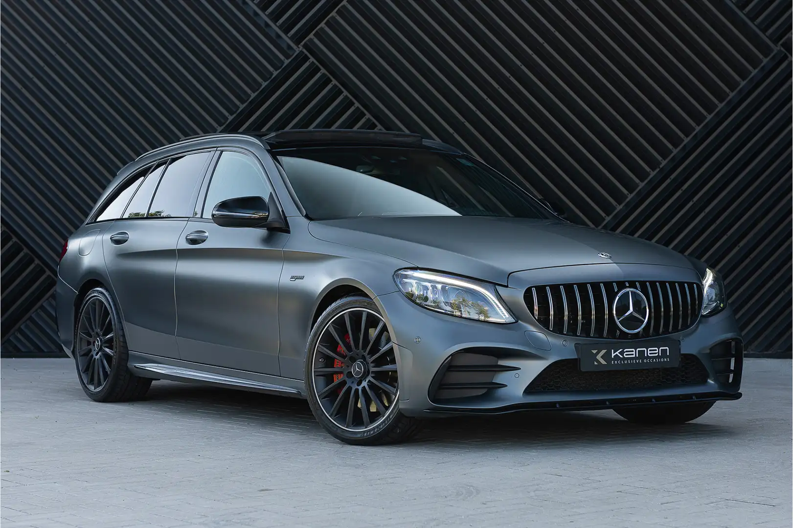 Mercedes-Benz C 43 AMG Estate C43 4MATIC Pano Schaalstoel Burmester Head Grey - 1