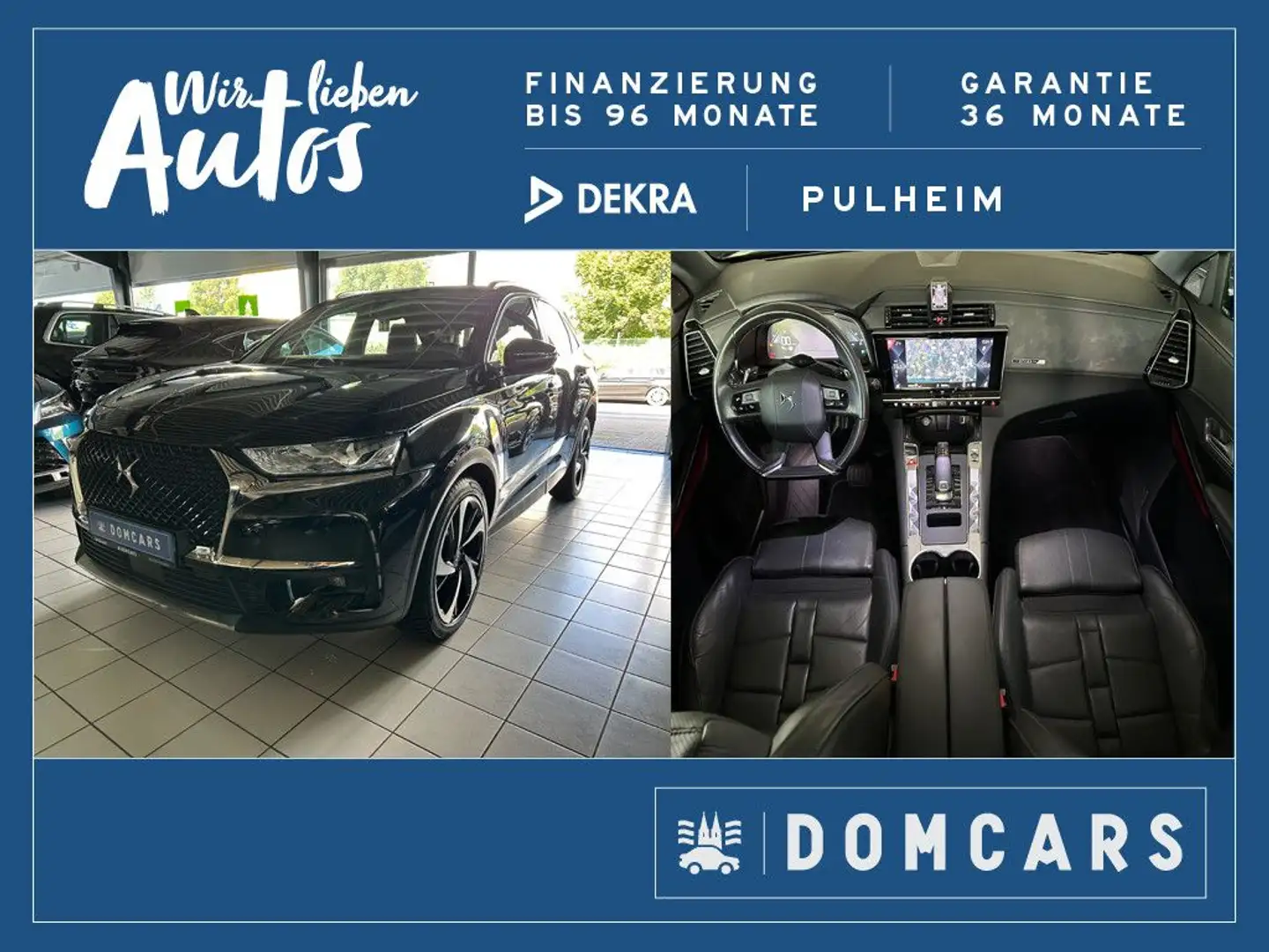DS Automobiles DS 7 Crossback /PANO/LEDER/LED/GARANTIE/ALU/ Noir - 1