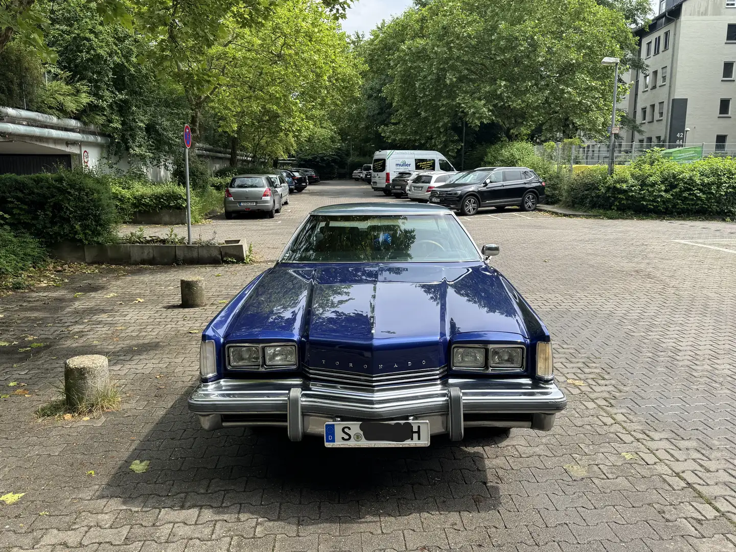 Oldsmobile Toronado 7,5l, V8 Motor, H-Kennz. TÜV 05/27 Blau - 2
