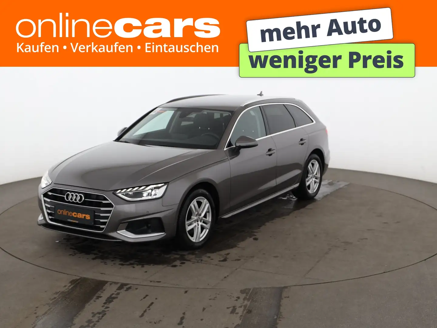 Audi A4 35 TDI Avant advanced Aut LED LEDER NAVI R-CAM Grau - 1