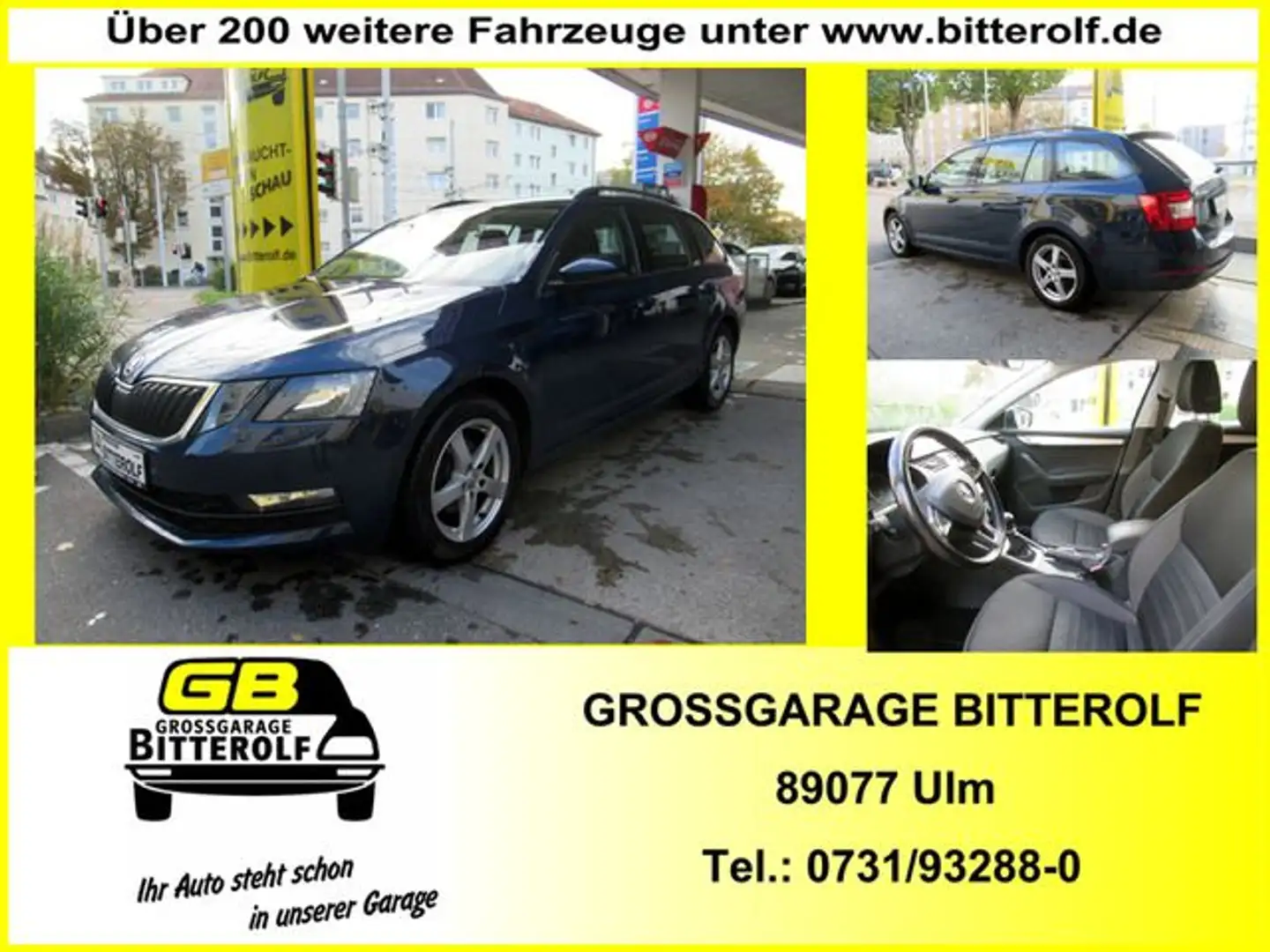 Skoda Octavia Combi 1.6TDI Ambition Navi/SHZ/Tempo/PDC Blau - 1