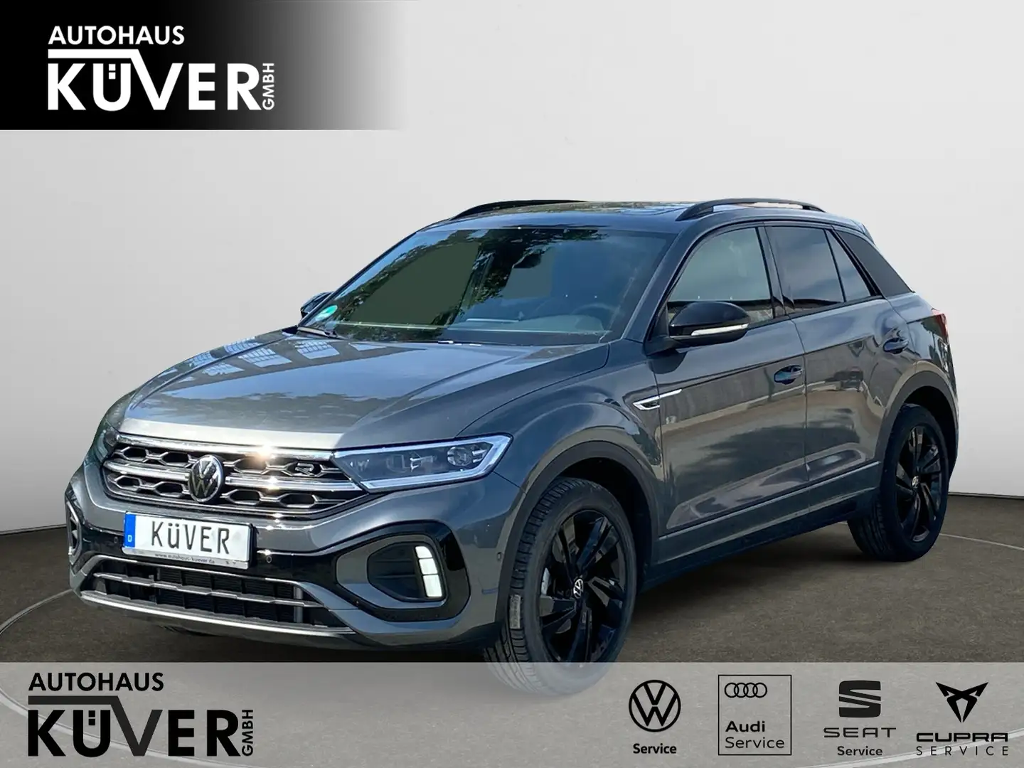 Volkswagen T-Roc R-Line 1,5 TSI DSG Navi+Pano+AHK+Matrix Grau - 1