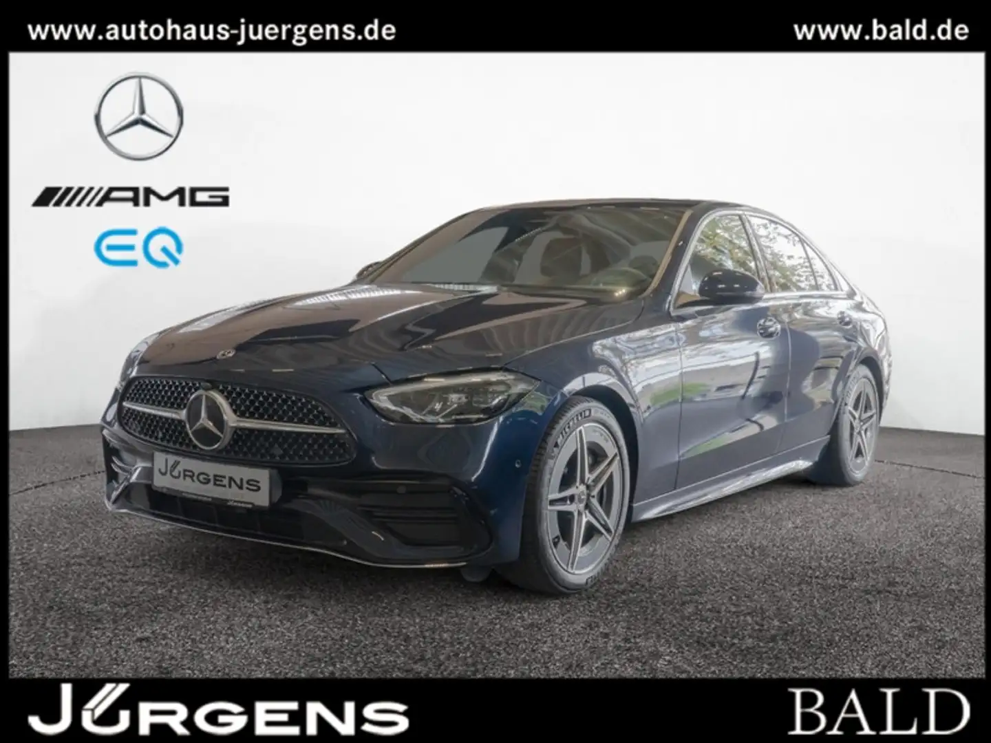 Mercedes-Benz C 200 4M AMG-Sport/LED/Cam/Leder/Ambiente/18' Blu/Azzurro - 1