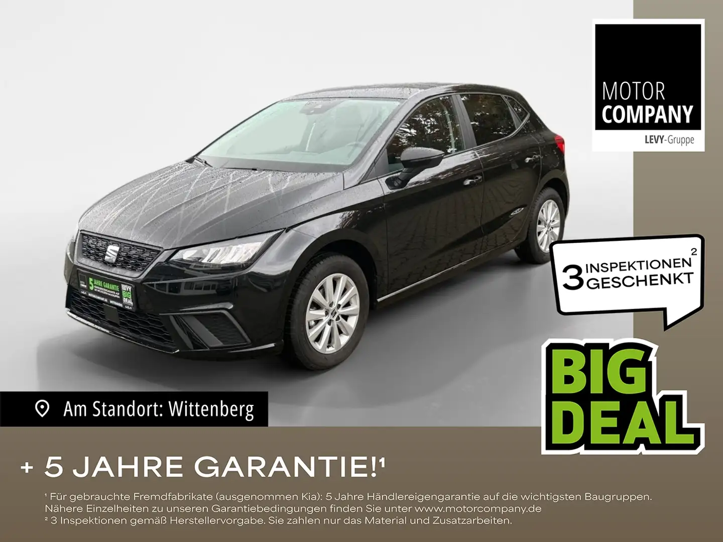 SEAT Ibiza 1.0 TSI Style Facelift LED LM Navi PDC SHZ Schwarz - 1