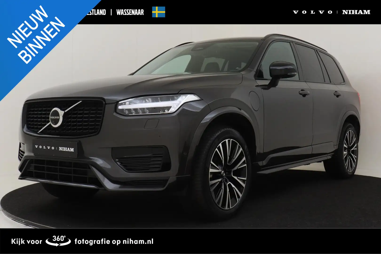 Volvo XC90 T8 RECHARGE AWD ULTIMATE DARK -PANO.DAK|GEVENT.LED Gris - 1