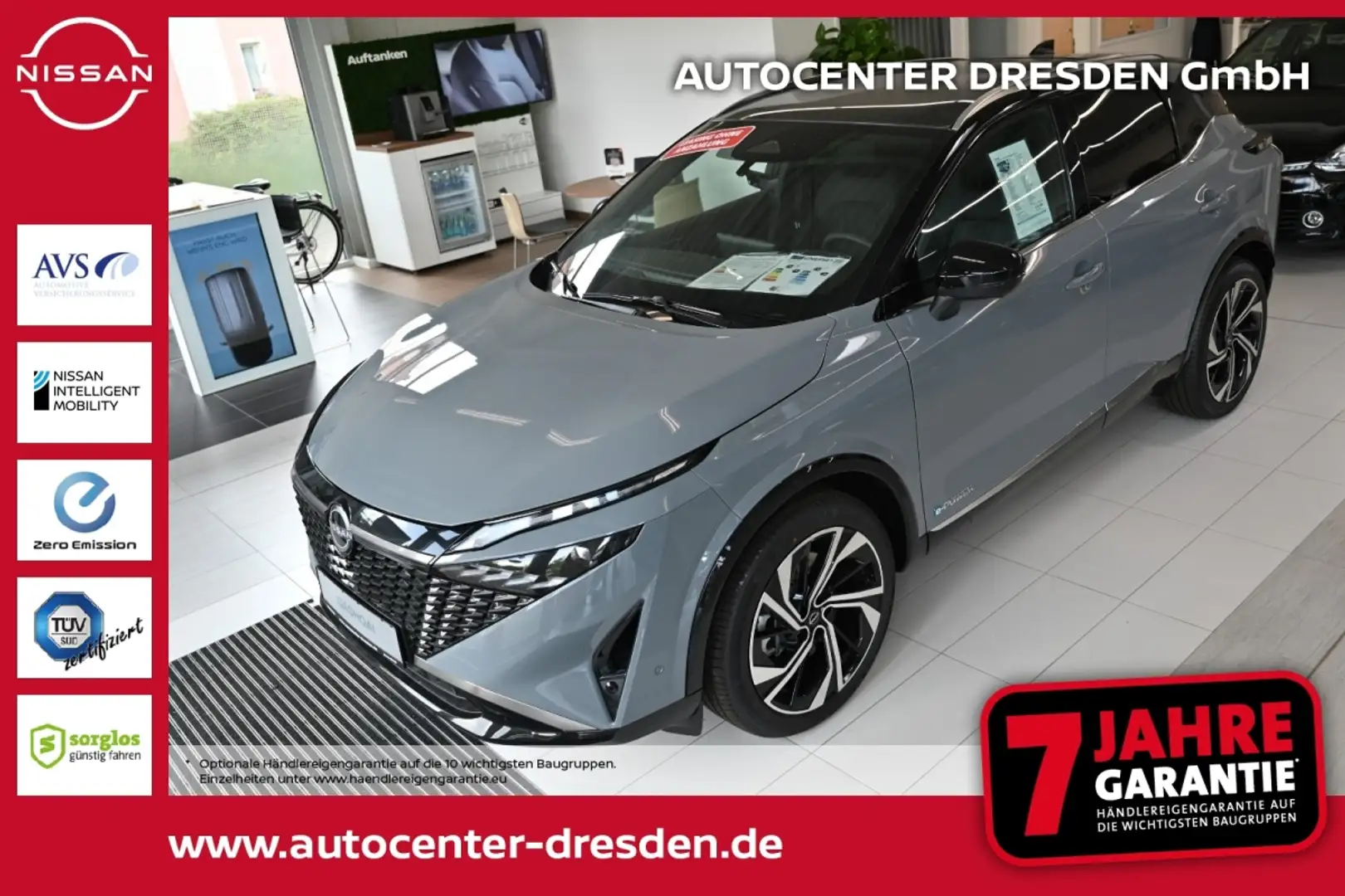 Nissan Qashqai 1.5VC-T e-POWER TEKNA+ ACC 20'' PANO 360° Grijs - 1