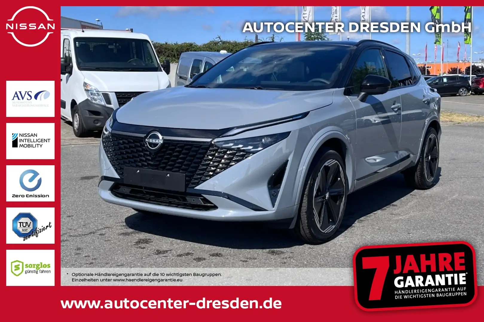 Nissan Qashqai 1.5VC-T e-POWER TEKNA+ ACC 20'' PANO 360° Grau - 1
