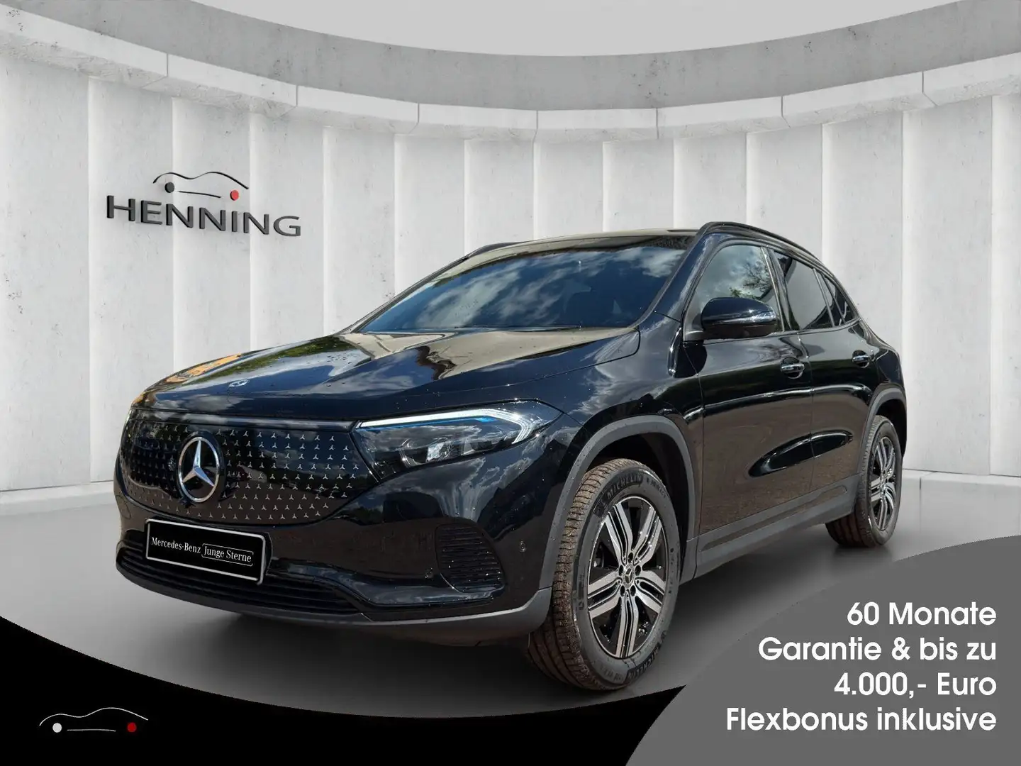 Mercedes-Benz EQA 350 Electric Art 4Matic Night-Paket AHK 360° Schwarz - 1