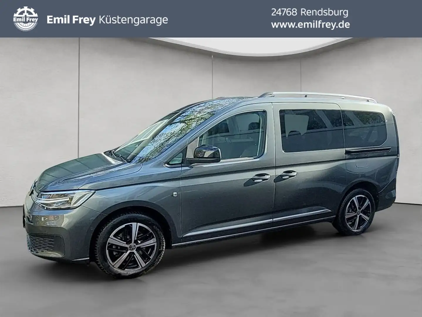 Volkswagen Caddy Caddy 1.5 TSI 7Si.DSG Style Maxi Navi Winterpak. Grijs - 1