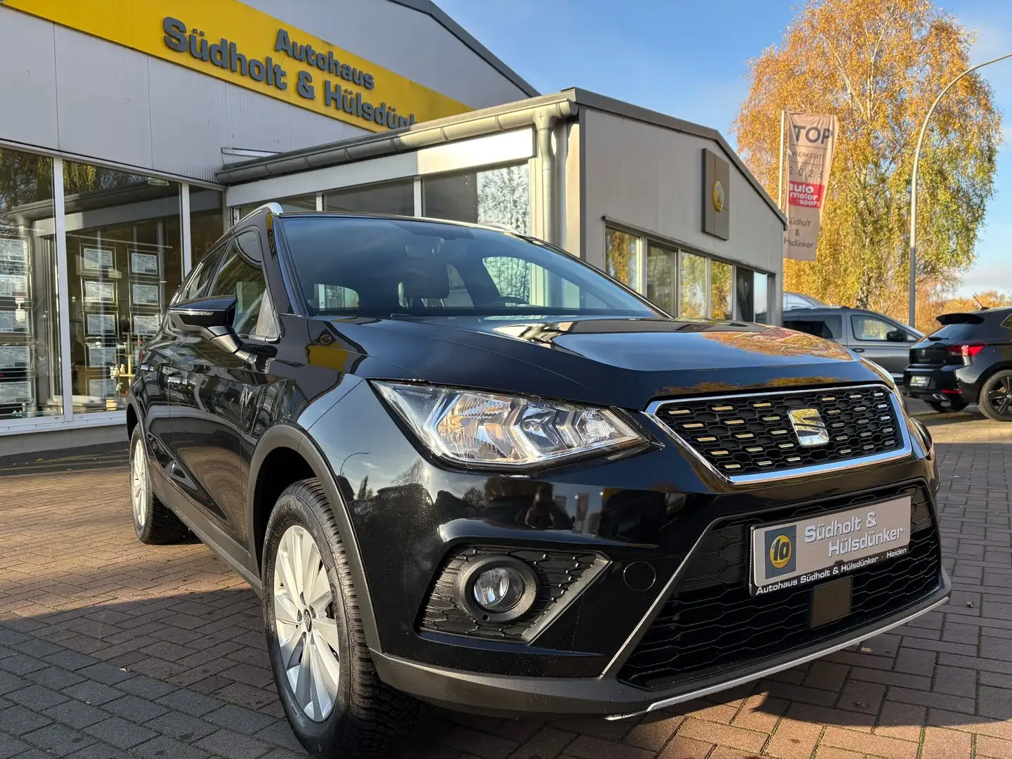 SEAT Arona 1.0 TSI "Xcellence"-AHK-GRA-GJR-LMF-PDC hinten Schwarz - 2