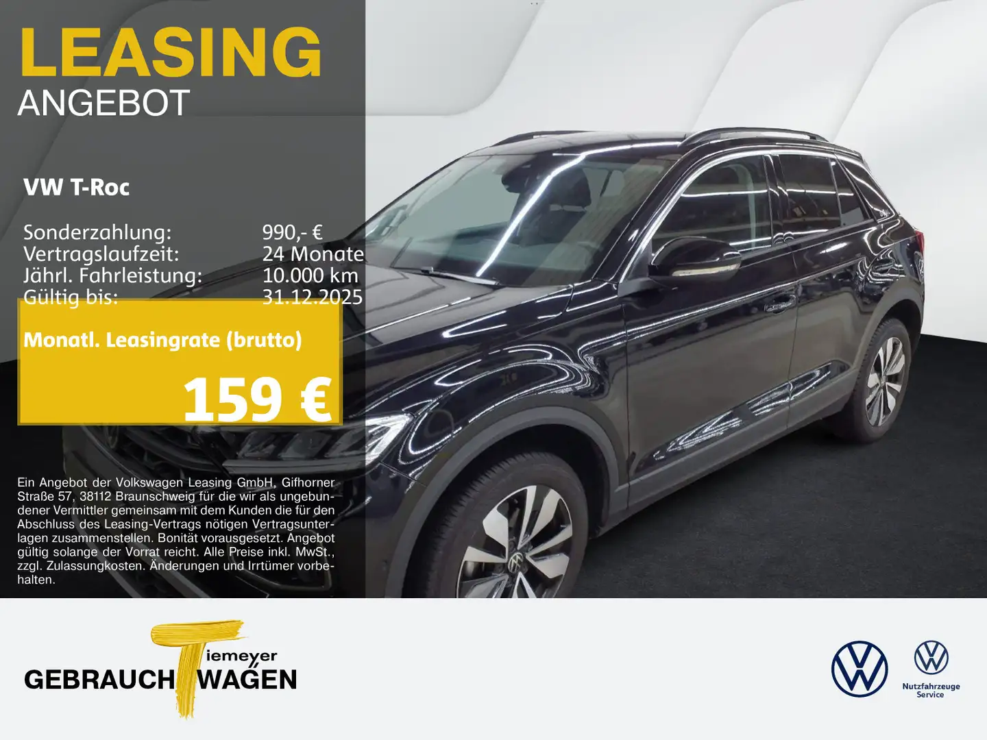 Volkswagen T-Roc 1.0 TSI GOAL NAVI APP-CON PRIVACY ASSIST Negro - 1