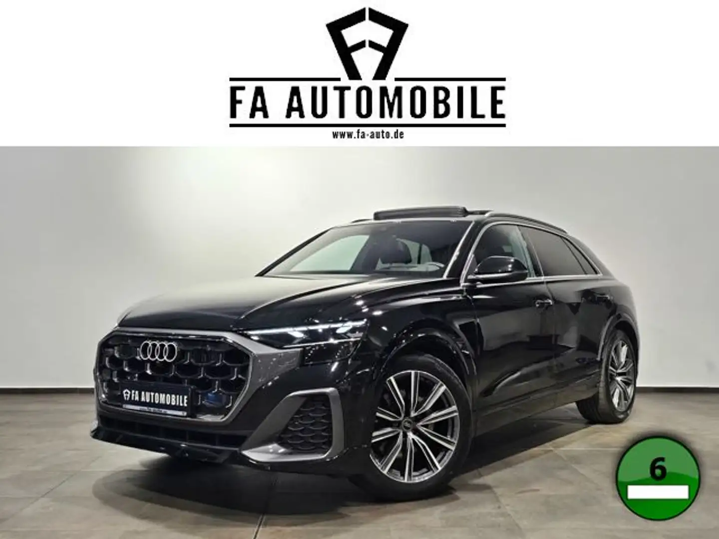Audi Q8 50 TDI S Line Pano Matrix Softc.Hud Belüf 360 Noir - 1