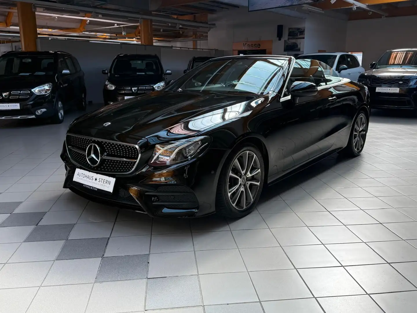 Mercedes-Benz E 220 d Cabrio AMG-Line|Ambiente|SHZ|Navi|Klima Siyah - 2