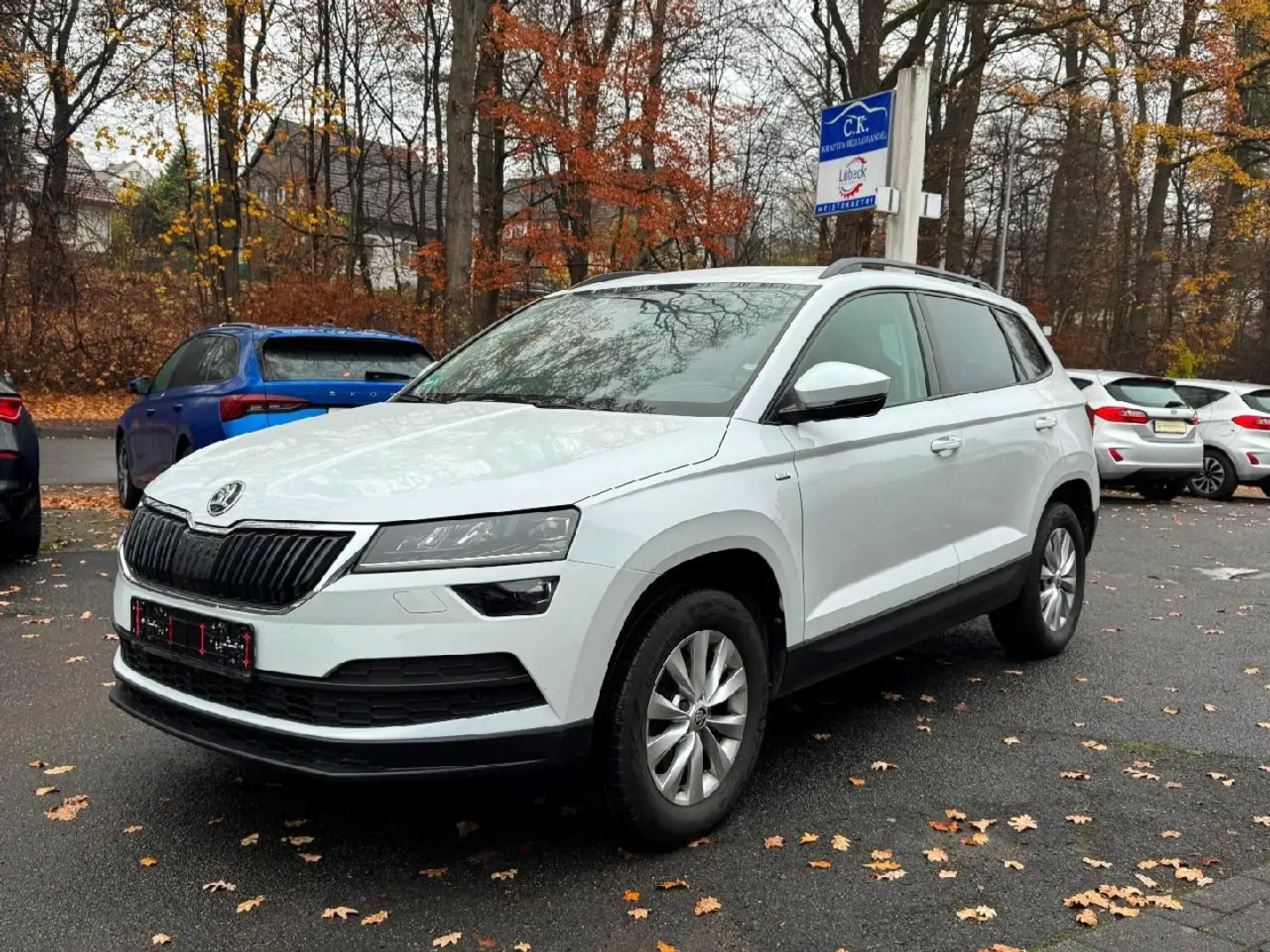 Skoda Karoq Ambition 2.0 TDI DSG 4x4 Wit - 1