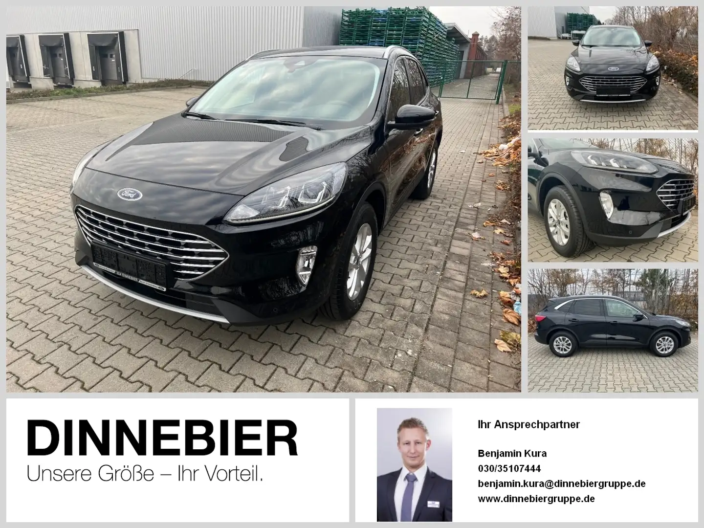 Ford Kuga TITANIUM*NAVI*SHZ V&H*PDC*GJR* Schwarz - 1