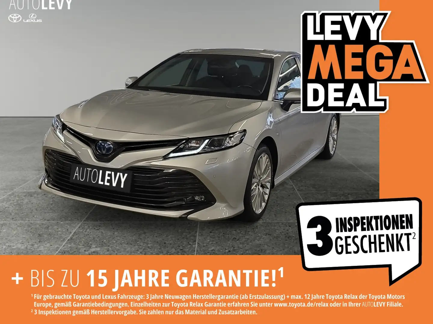Toyota Camry 2.5 Hybrid +CarPlay+Kamera+Parksensoren+ Silber - 1