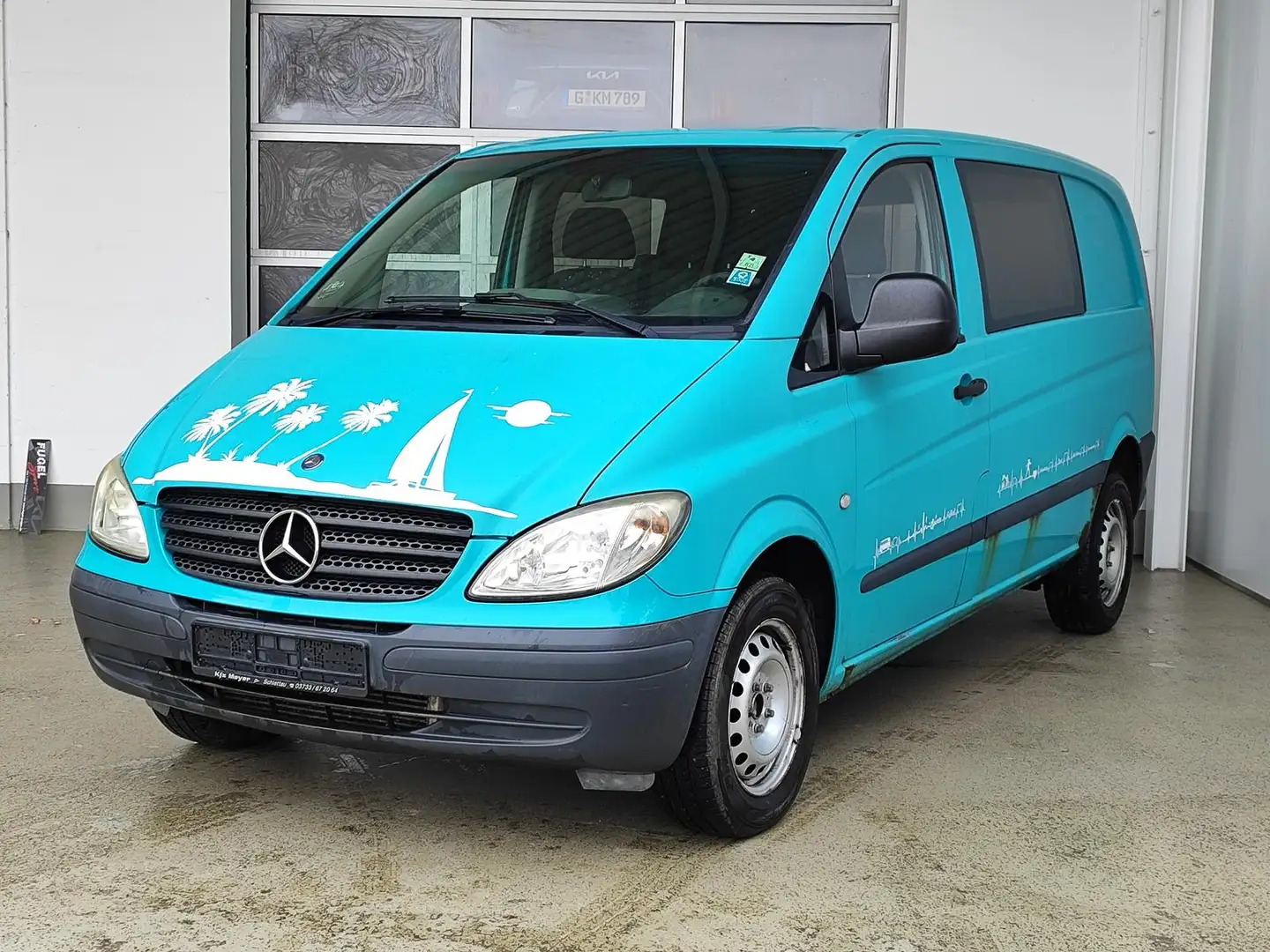 Mercedes-Benz Vito 2.1 CDI 111 CDI kompakt I AHK|Klima|Radio/CD Bleu - 2