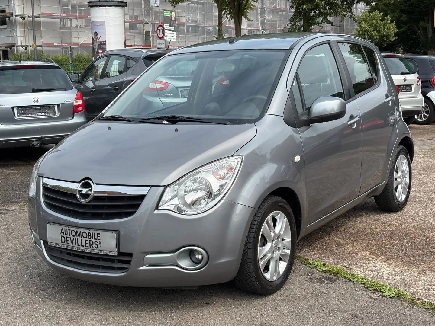 Opel Agila B Edition Automatik, Klima, SHZ, 1. Hand Gris - 1