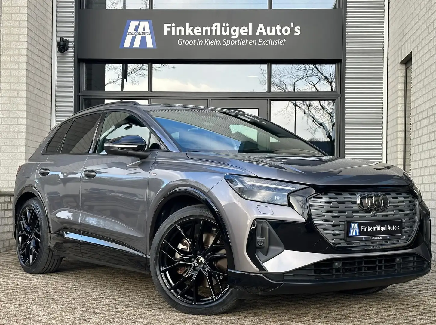 Audi Q4 e-tron 45 Quattro S-line BTW Optiek-zwart + |Matrix |21in Gris - 1