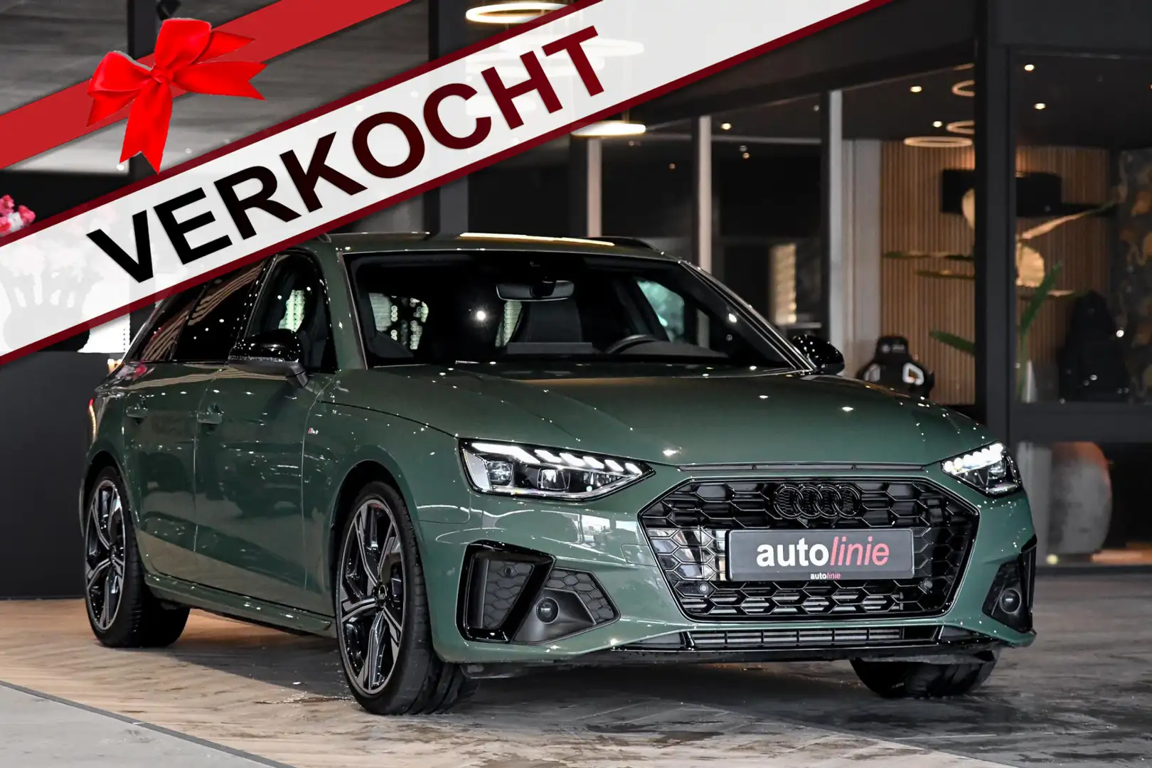 Audi A4 Avant 40 TFSI S edition Competition. RS stoelen, M Grün - 1