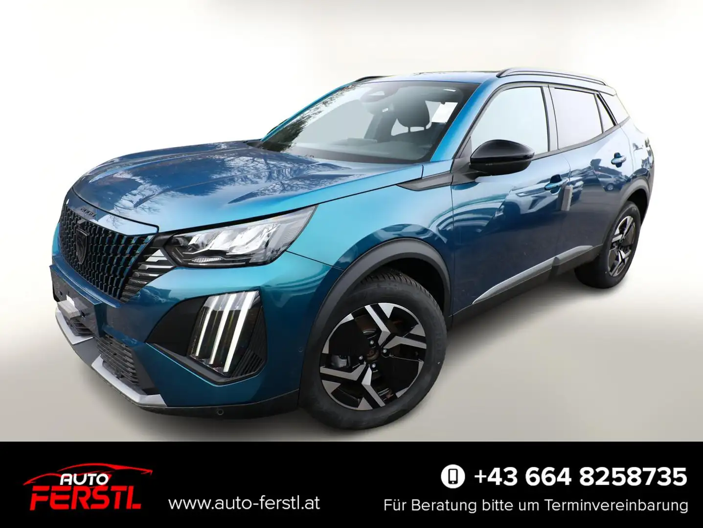 Peugeot 2008 Allure Hybrid Nav Keyl ACC 360° SHZ 2xPDC 107 k... Blau - 1