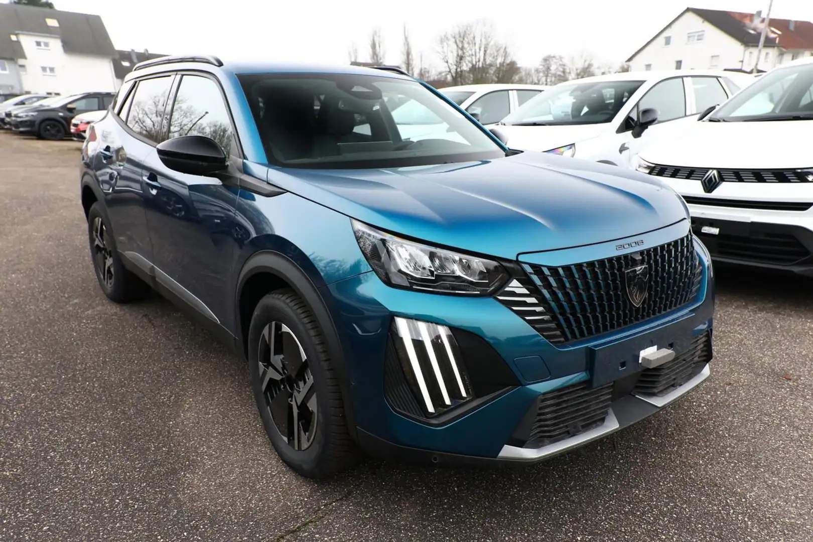 Peugeot 2008 Allure Hybrid Nav Keyl ACC 360° SHZ 2xPDC 107 k... Blau - 2