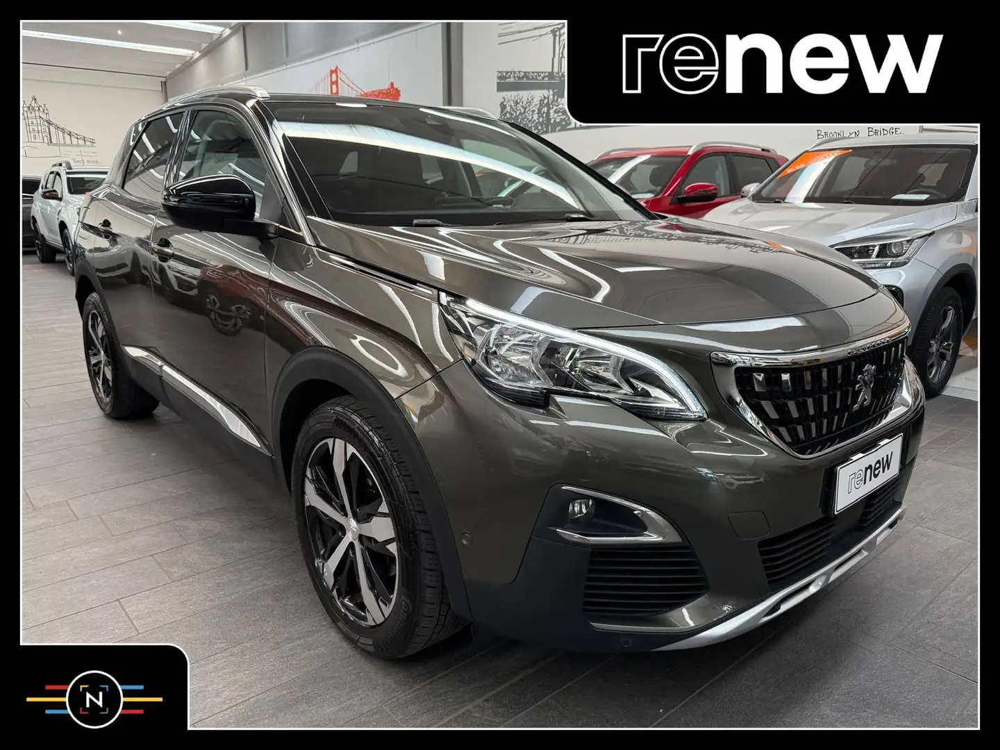 Peugeot 3008 Allure Navi Pack 1.6 BlueHDi 120cv EAT6 Grigio - 1