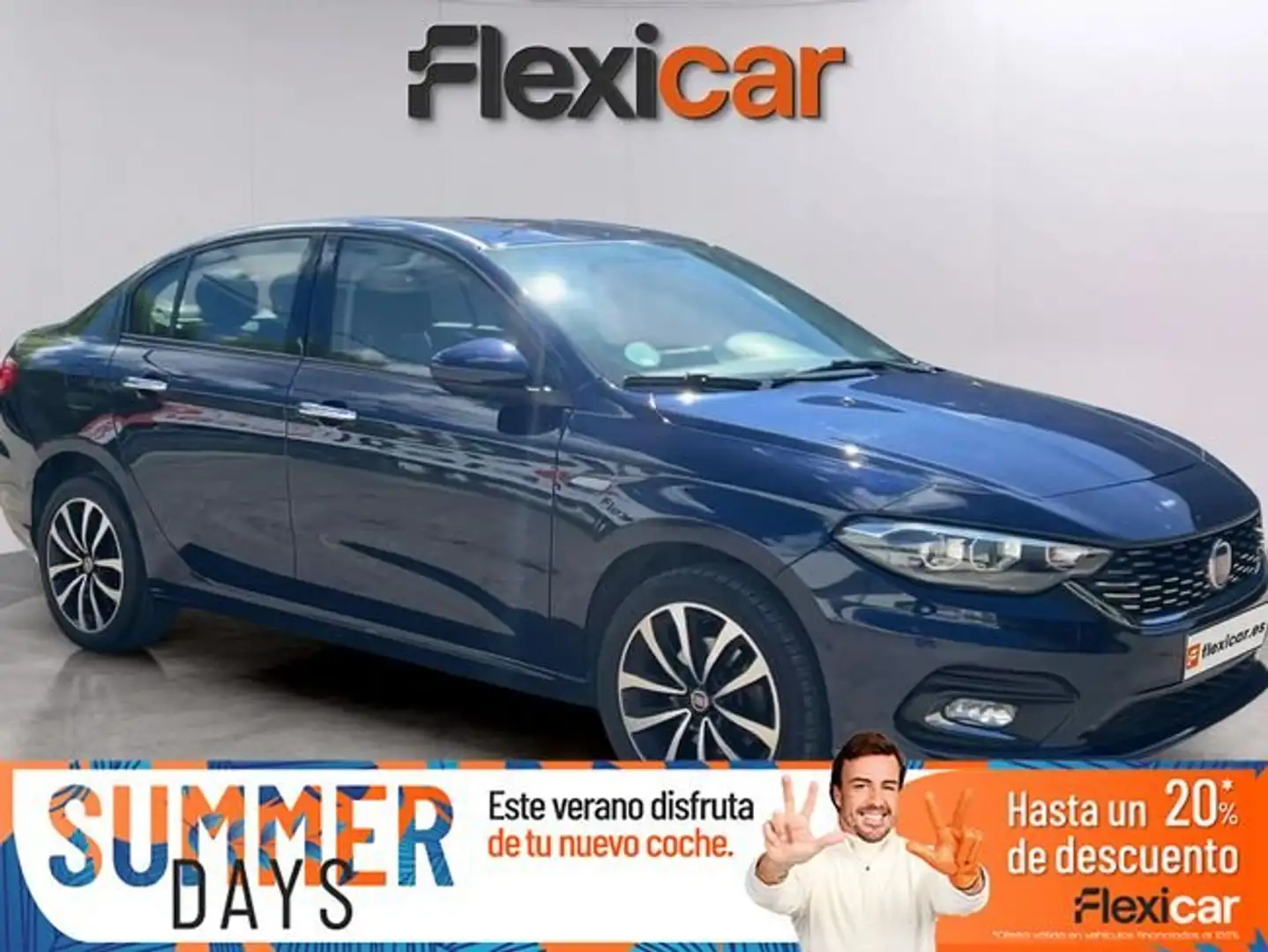 Fiat Tipo 1.4+16v+Lounge+70kW+%2895CV%29+gasolina Azul - 1