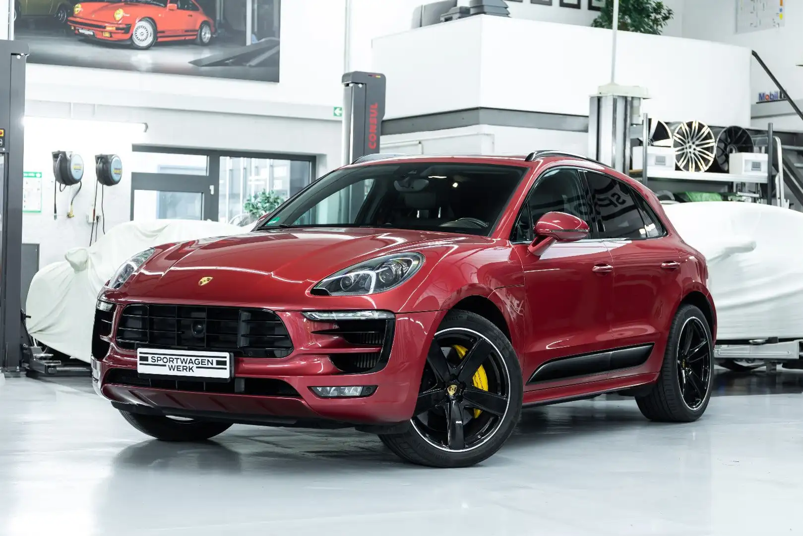 Porsche Macan S I PCCB I PDLS I Burmester I *Presse* Rot - 1