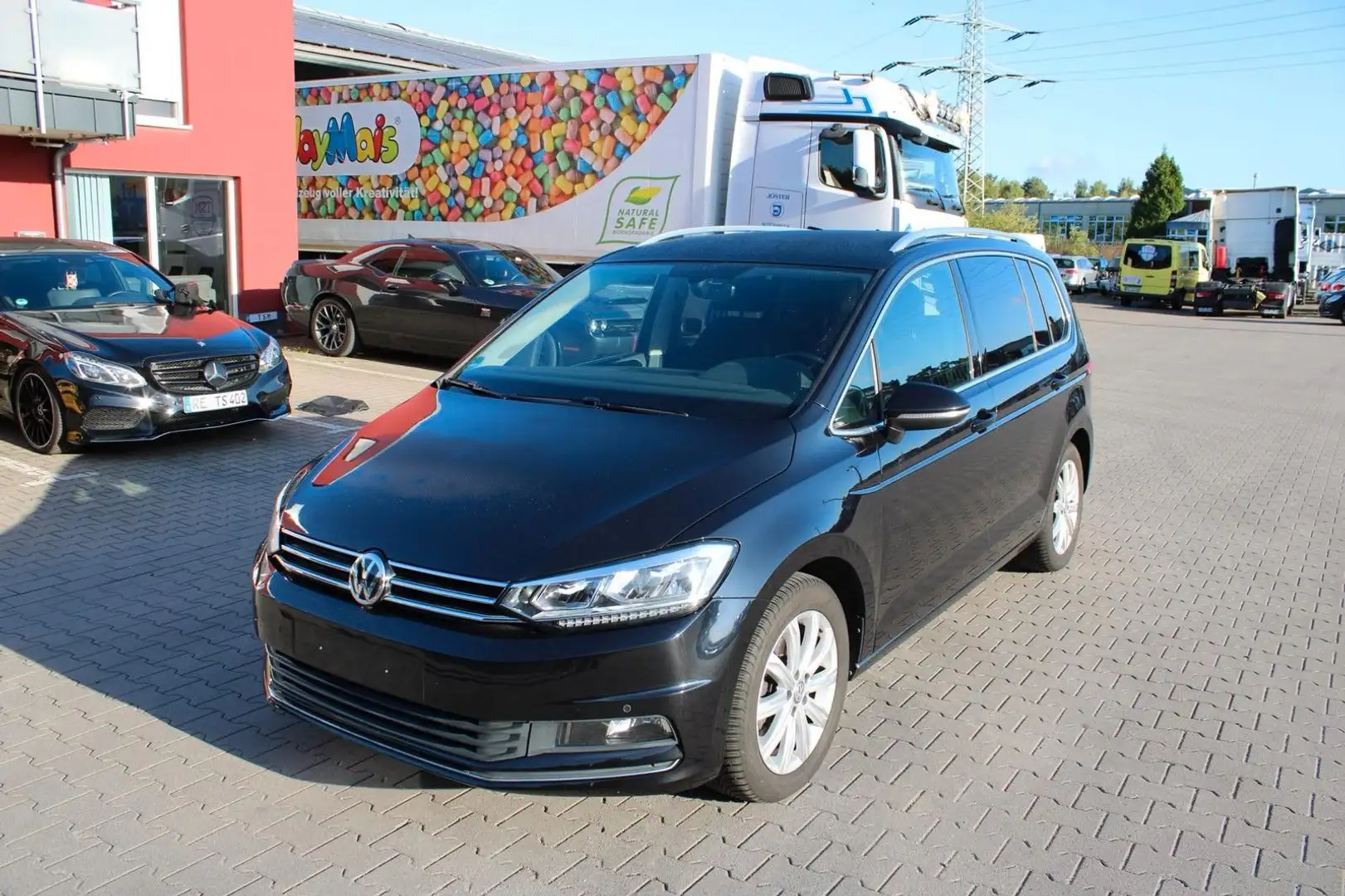 Volkswagen Touran Highline 7 Sitzer Navi DSG AHK Schwarz - 1