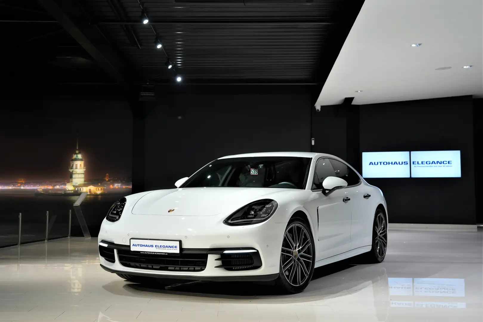 Porsche Panamera 4*LEDER*PDLS*NAVI-PCM*HIFI*21"LM*1.HD Blanc - 1