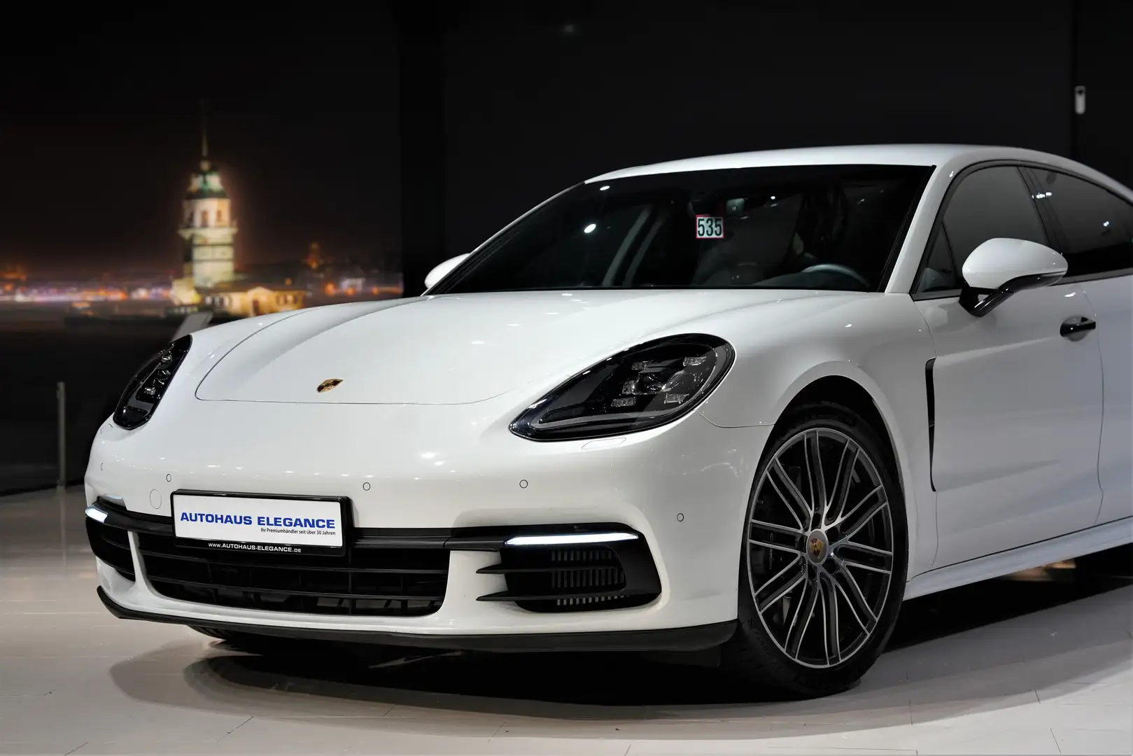Porsche Panamera 4*LEDER*PDLS*NAVI-PCM*HIFI*21"LM*1.HD Blanc - 2