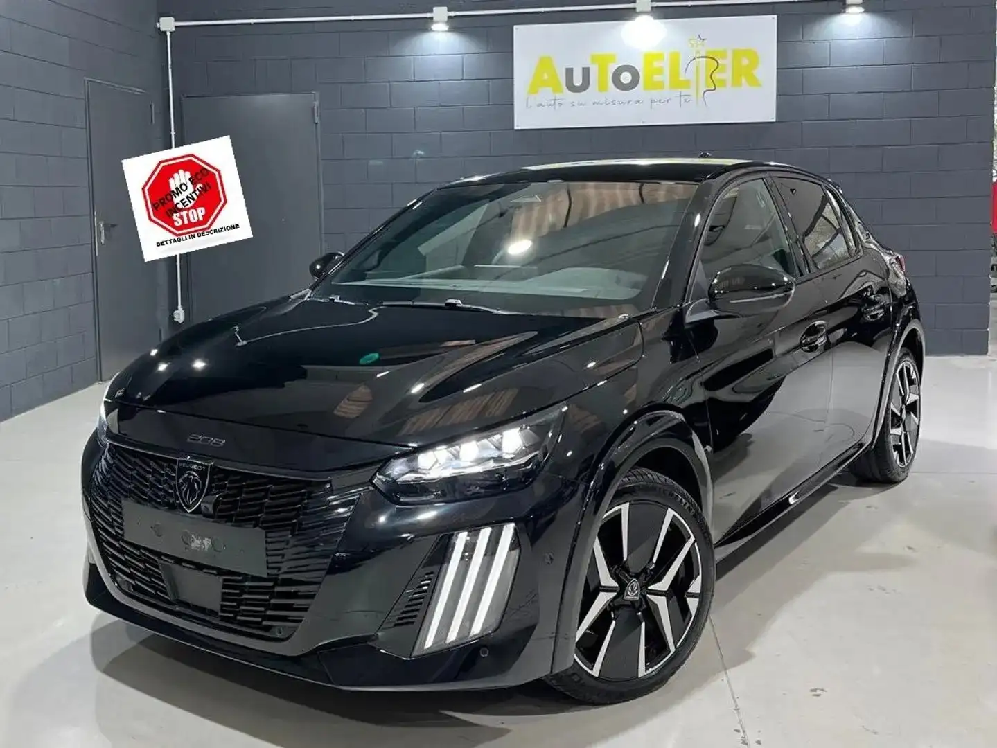 Peugeot 208 208 1.2 hybrid GT 110cv e-dcs 6 Noir - 1