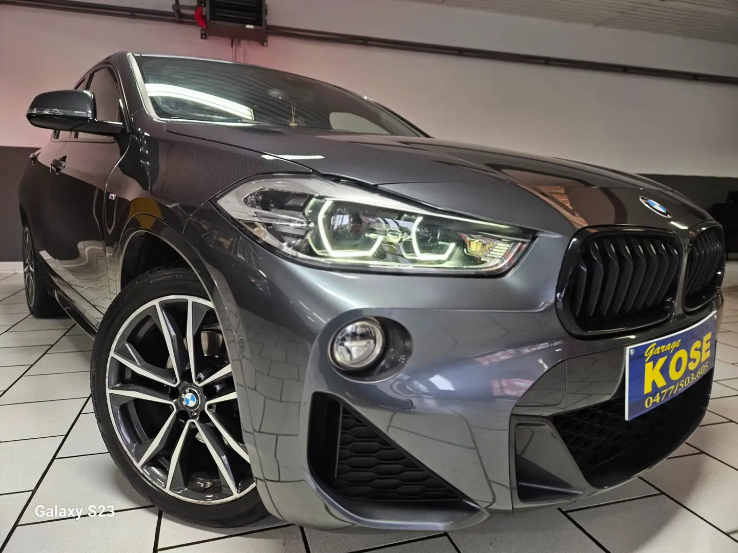 BMW X2 2.0 dA sDrive18 PACK M PHARES LED CUIR NAVIGATION Gris - 2