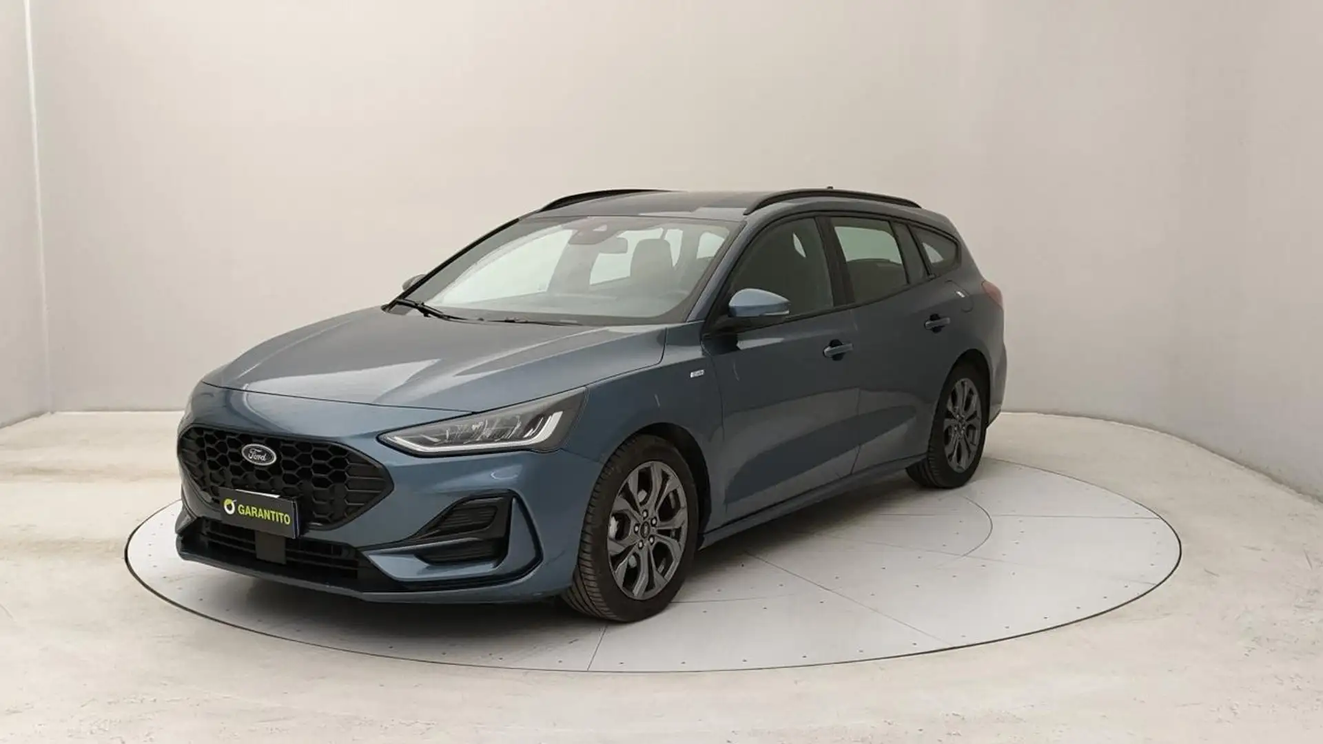 Ford Focus 1.0 ecoboost h ST-Line Design 125cv powershift Blauw - 1