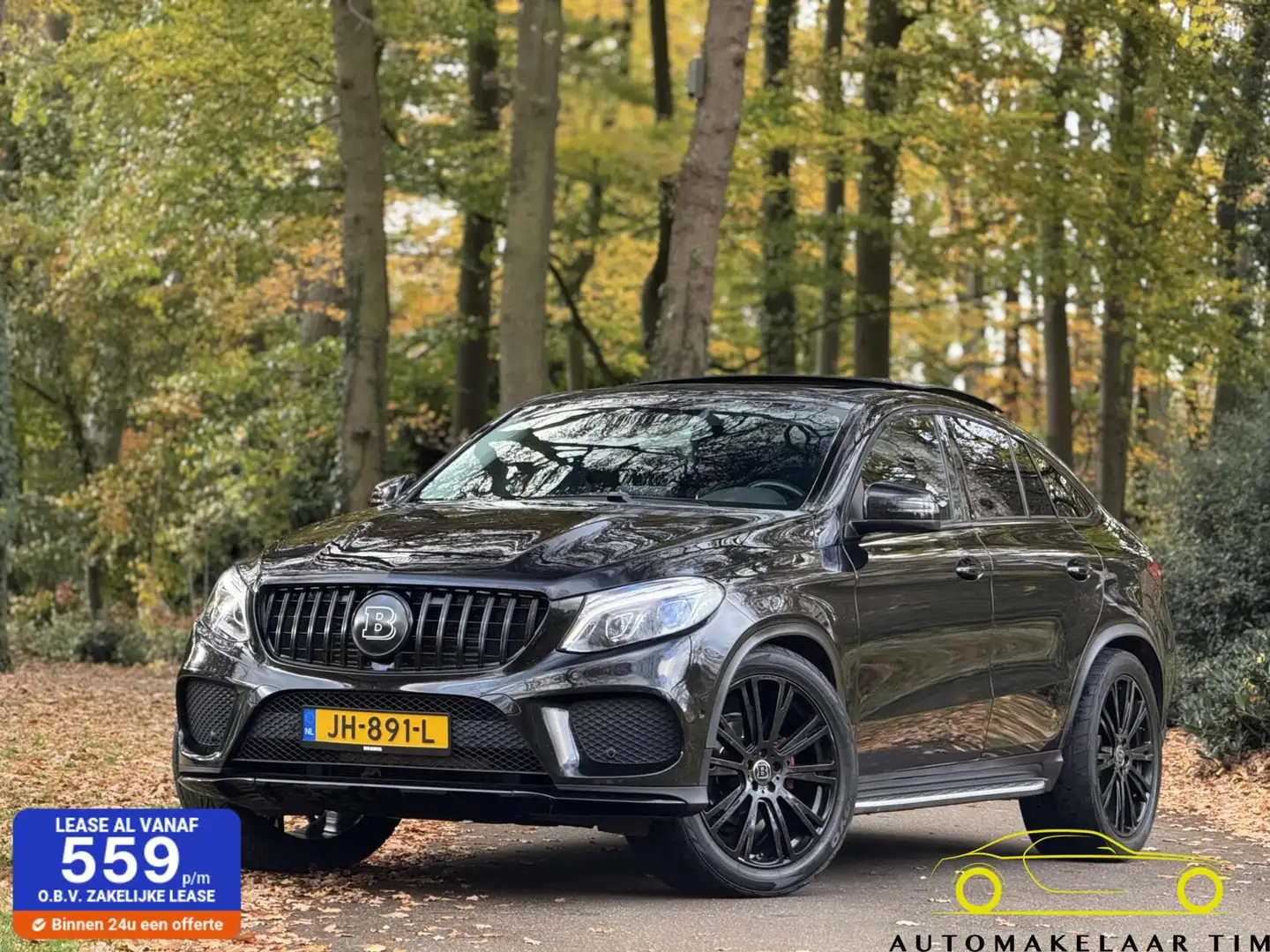 Mercedes-Benz GLE 350 Coupé d 4MATIC / Brabus Zwart - 1