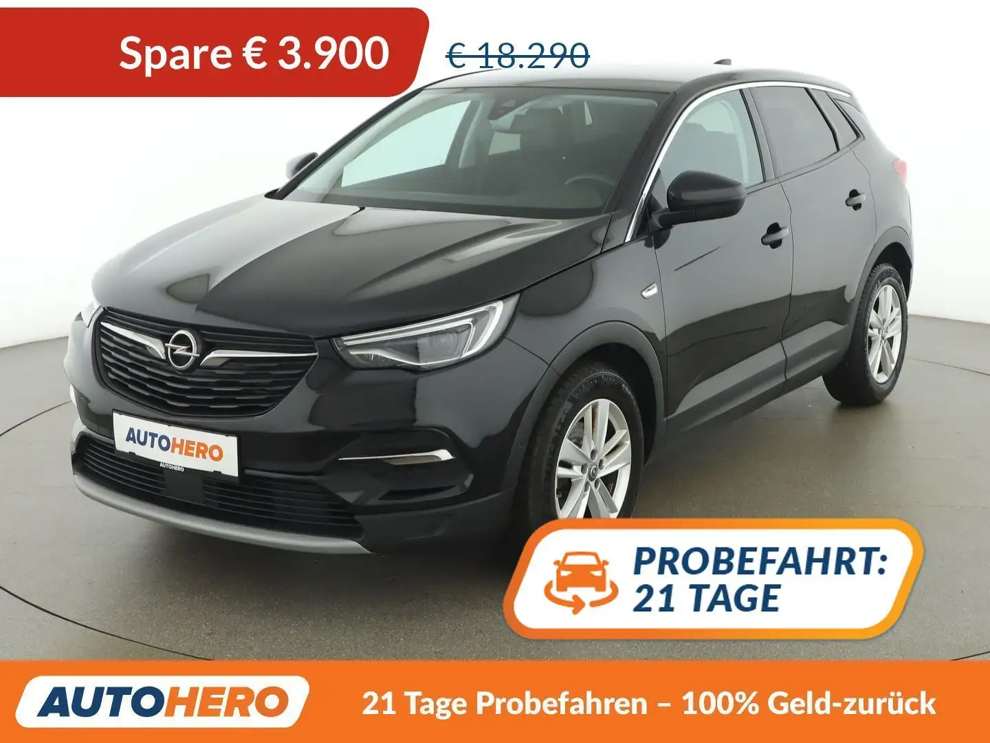 Opel Grandland X 1.5 CDTI INNOVATION *LED*SPUR*TOT*CAM*NAVI* Schwarz - 1