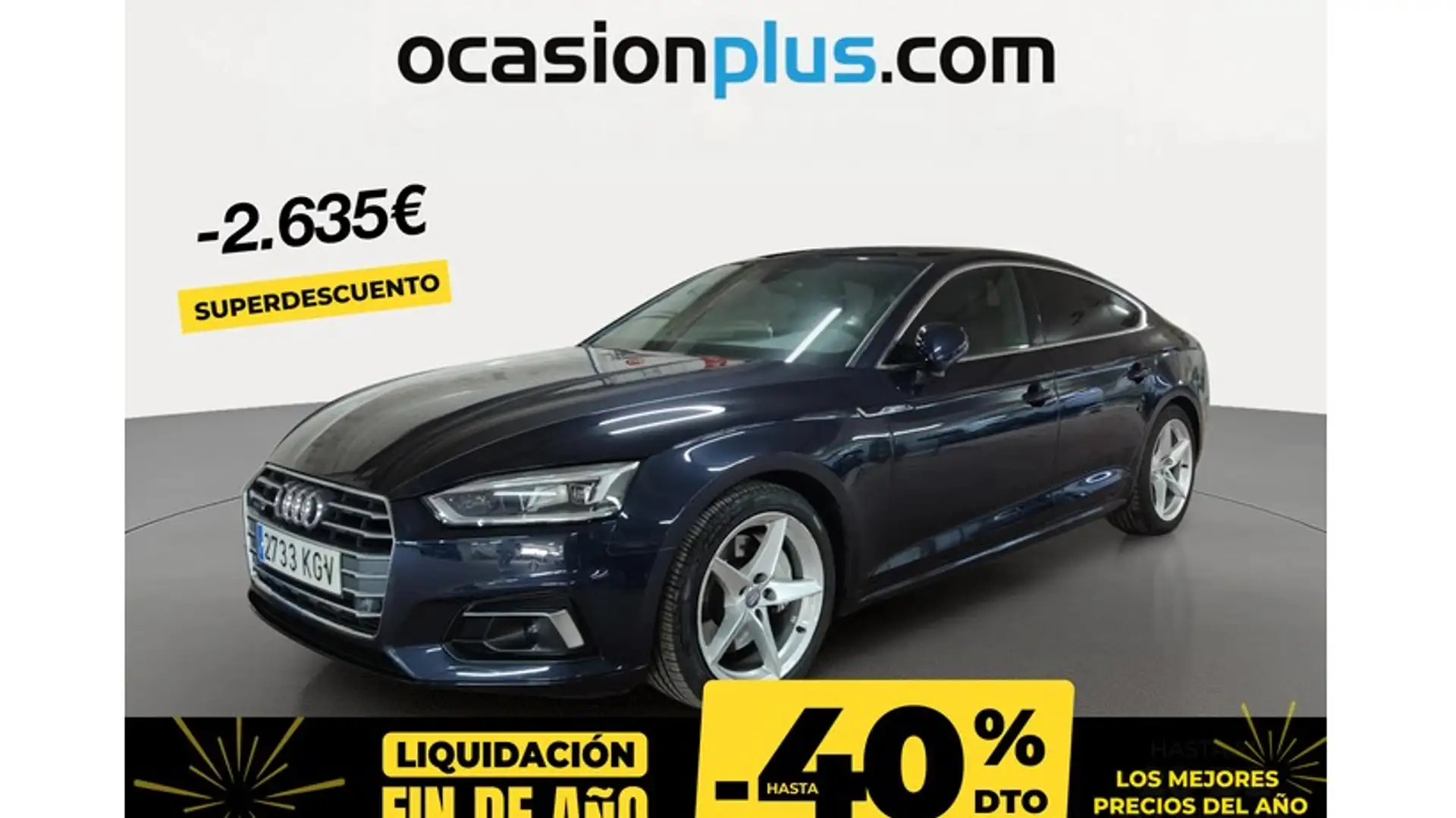 Audi A5 Sportback 2.0 TFSI Sport Q. ultra S-T MH Bleu - 1