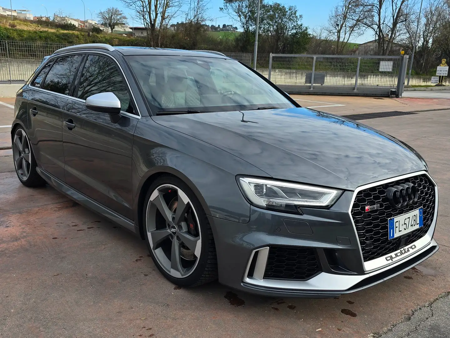 Audi RS3 A3 2017 Sportback 2.5 tfsi quattro s-tronic Stage3 Gris - 2