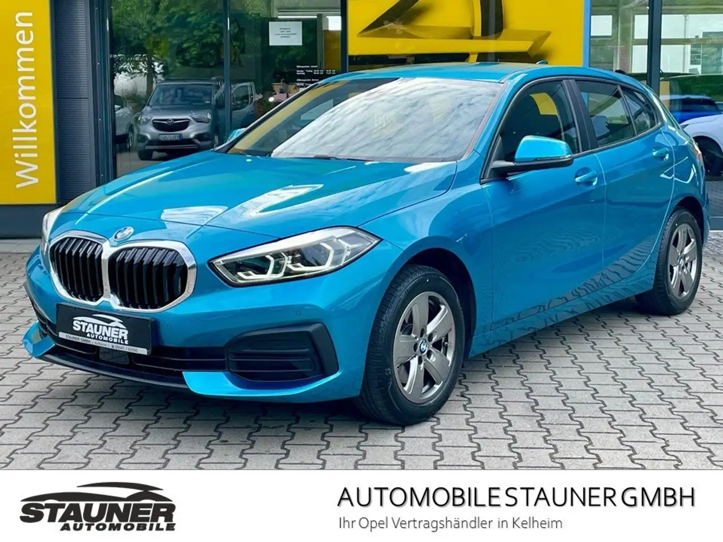BMW 118 i Advantage *NAVI*SHZ*LHZ*ELEK.HECKKLAPPE*LED* Blau - 1